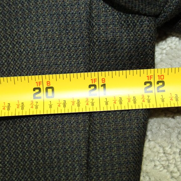 ALBERT NIPON Mens Black Brown Houndstooth WOOL Blazer Sport Coat Jacket SIZE 40R - Picture 9 of 9